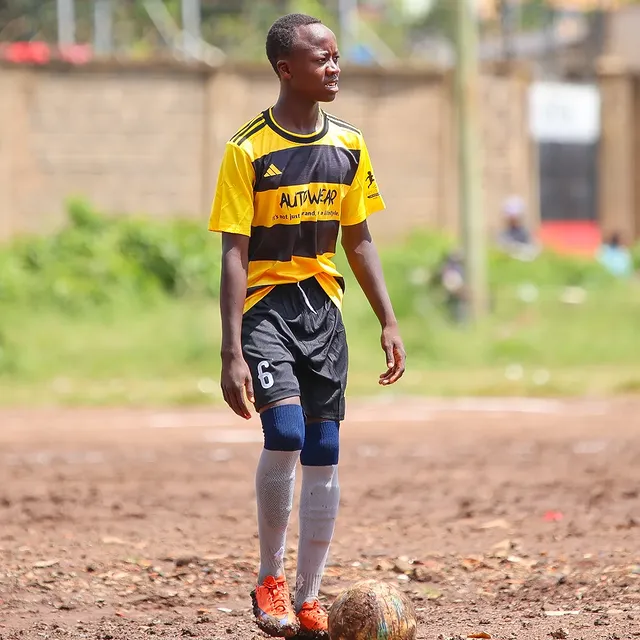 Santos Soka U18 players celebrating after Andrew Mayom’s Future Stars semi-final winner
