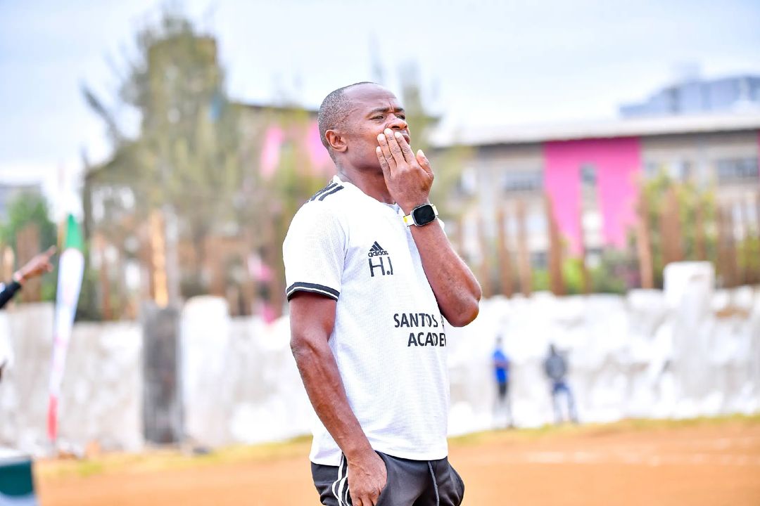Santos Soka Academy coach leading a training session
